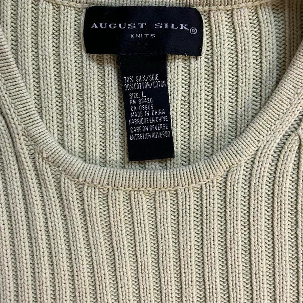 Ribbed short sleeve crewneck - Picture 6 of 6